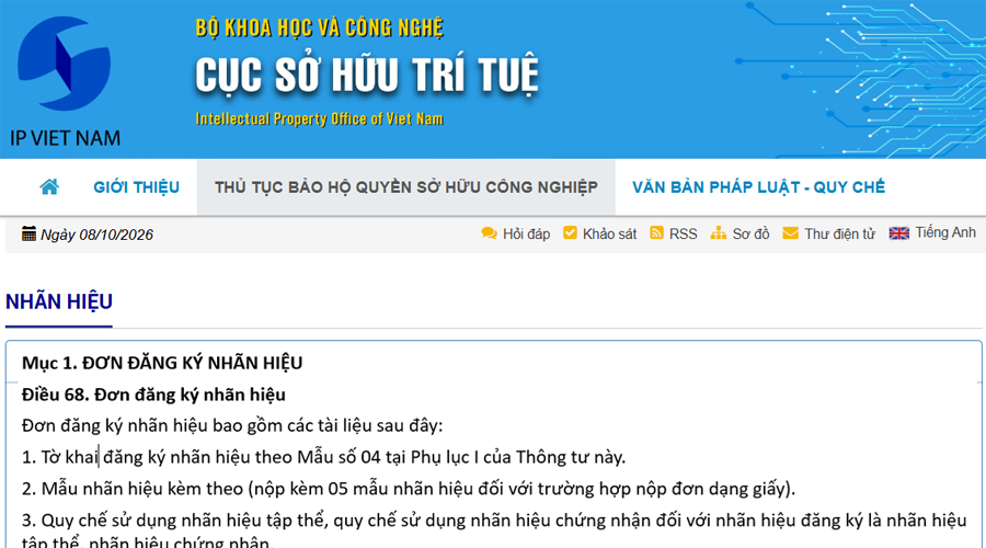 Đơn đăng ký nhãn hiệu 2026 gồm những tài liệu gì?